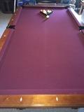 EVERYTHING IN BILLIARDS IMPERIAL INTERNATIONAL POOL TABLE 4.5' WIDE X 8.3' LONG X 2.6' TALL ( RETAIL $7,800)