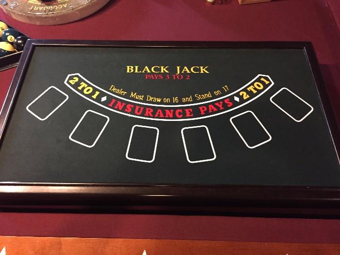 BLACK JACK SMALL GAME TABLE