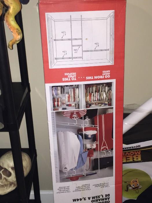 CLOSET ORGANIZER NEW IN BOX