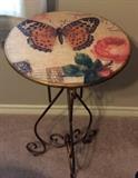 Round Butterfly Side Table