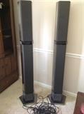 BAng and Olufsen tower speakers
