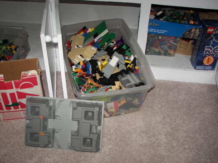 Four boxes full of Legos!