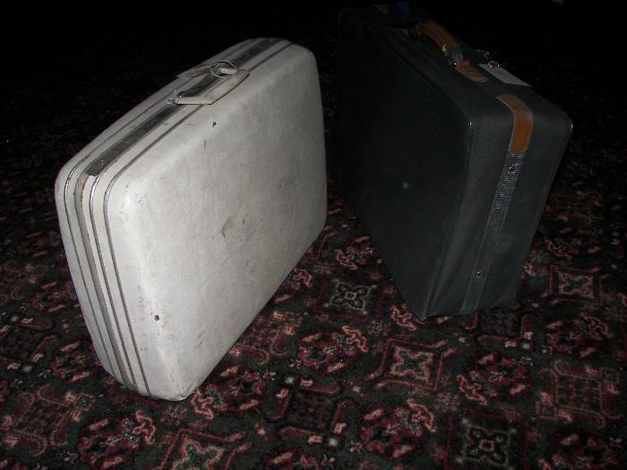 vintage and newer luggage 