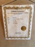 certificate of authenticity