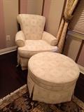 chair and ottoman