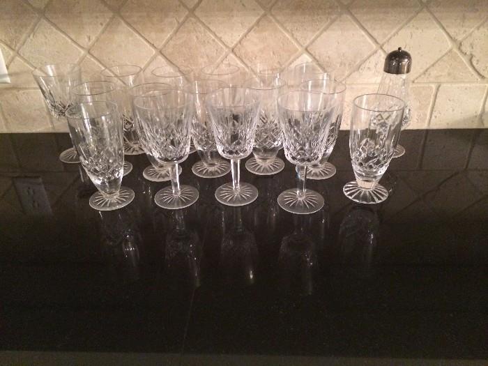              Waterford glasses