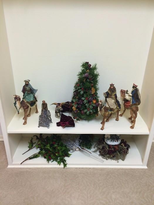 Some of the many Christmas decorations