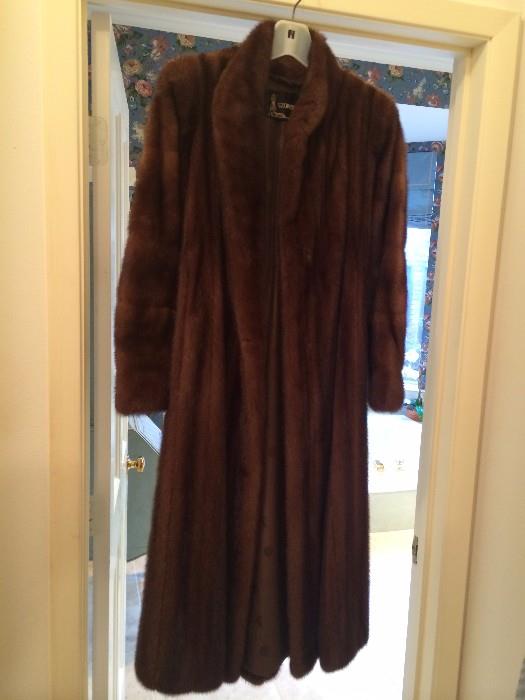           Full length mink coat
