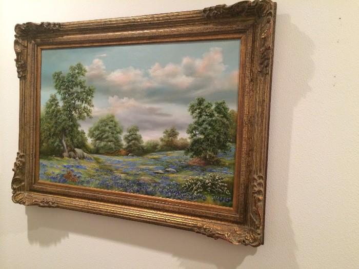 Texas blue bonnets by J Welch