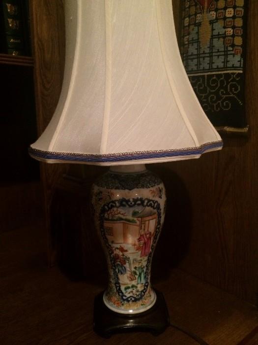    One of the many impressive lamps in the home