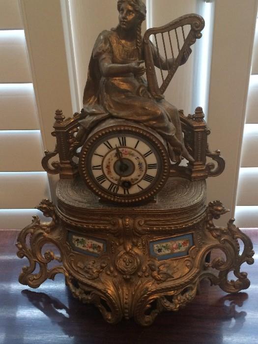            Ornate desk/mantel clock