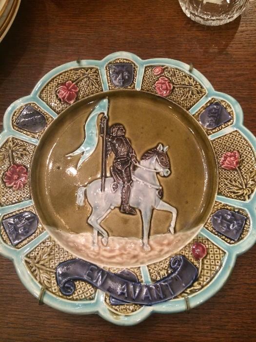              Majolica plate