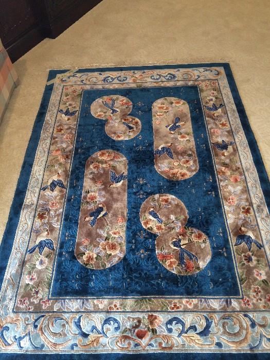               4 ft. x 6 ft. "bluebird" rug