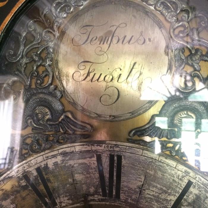          Antique grandfather clock