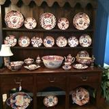 Exceptionally stunning Welsh dresser filled with a huge collection of Imari