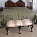 Six legged bed bench