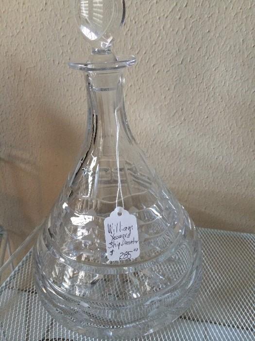Willian Yeoward ships decanter