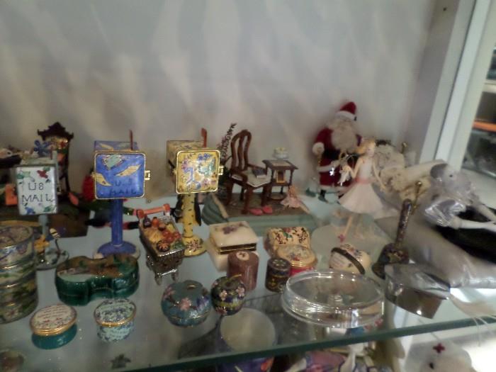 Miniature Boxes & other items