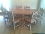 FINE Southwest Style Custom Made Dining Room Set