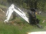 Quik-Tach Back Hoe with 2 Buckets,