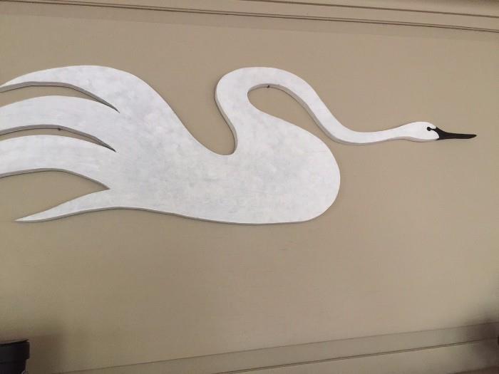 Carved Swan