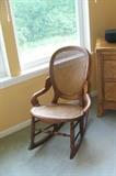 Antique East Lake Rocker- made by the blind