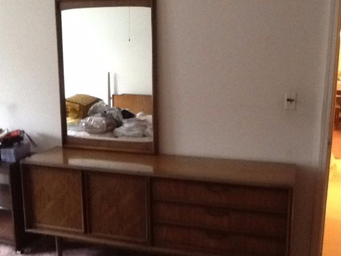 Spacious Bedroom Dresser with Mirror