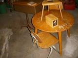 Child's school chairs and table