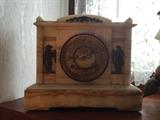 MARBLE MANTLE CLOCK. SAME ONE IN THE SUSAN BE ANTHONY HOUSE (MUSEUM)
