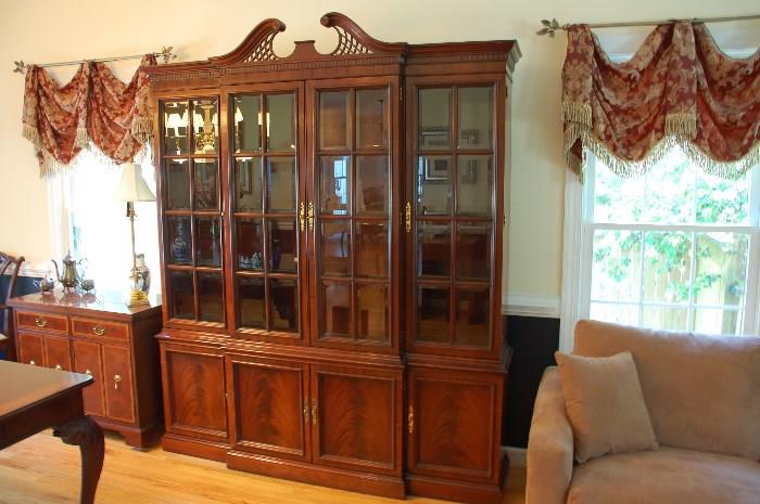 4 door china cabinet by Hickory White