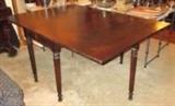 Mahogany Drop Leaf Gate Leg Table
