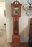 Emperor Grandfather Clock with Oak Case - Model 120 Series
