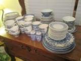  Flow Blue China and Stoneware