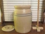 3 Gallon Butter Churn with Lid & Dasher