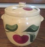 Watt Apple Hand Painted Cookie Jar