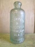 Antique Soda Pop Hutchinson Blob Top Bottle - Marked Houppert & Wescester Birmingham, AL and many other interesting antique bottles
