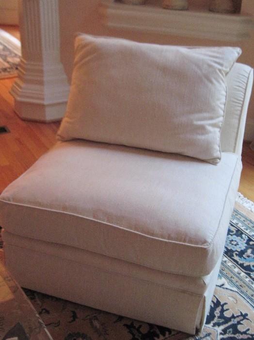 white chair Bernhardt