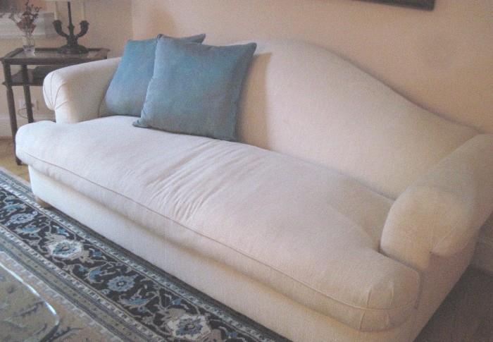 another white sofa
