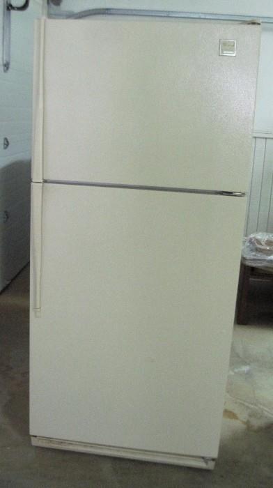 white refrigerator Whirlpool