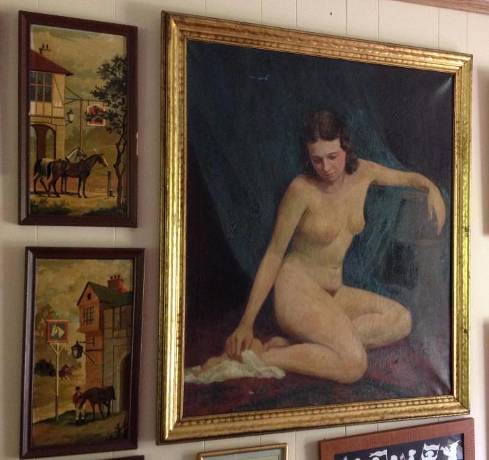 Fabulous nude and many paint-by-numbers