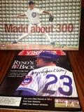 Signed 2004 Greg Maddux  300th Win and signed Ryne Sandberg Vineline magazine