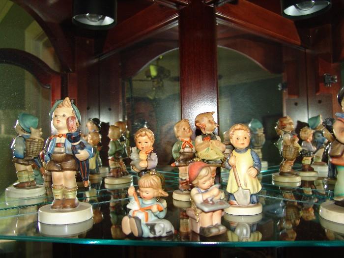 Collection of Hummel figurines