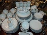 Large set of platinum band china