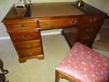 Statton Desk with chair measures - 53"W X 30" H X 28" Deep