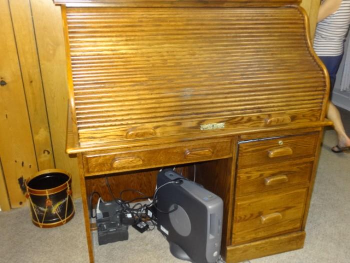 Roll Top Desk measures 48"W X 51" Tall X 29"D