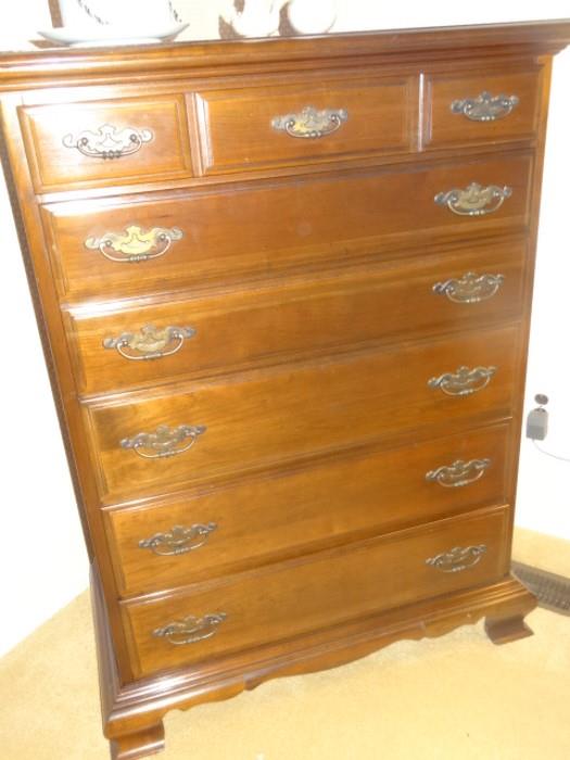 Sterling House High Boy measures 36"W X 19.5" D X 48" Tall