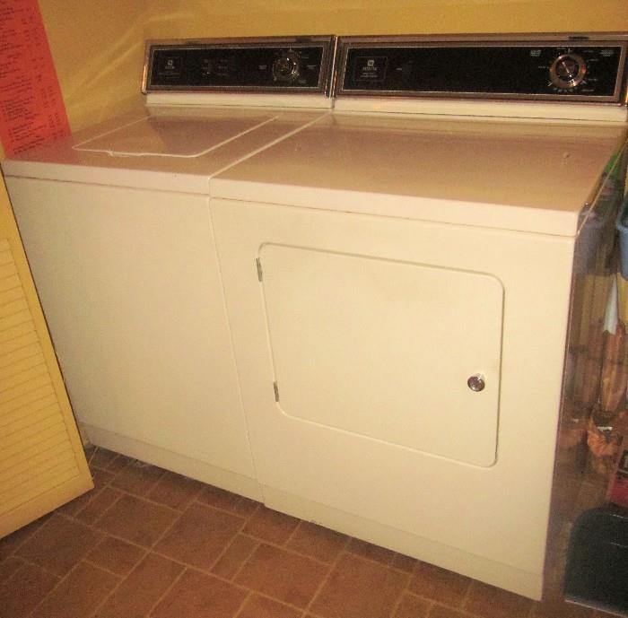 Maytag washer and dryer. Several years old, but still in good working condition.    BUYERS MUST BRING THEIR OWN MOVING EQUIPMENT AND HELP. Thank you.