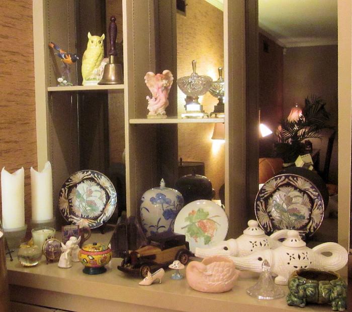 Small sampling of almost endless decorative accessories.
