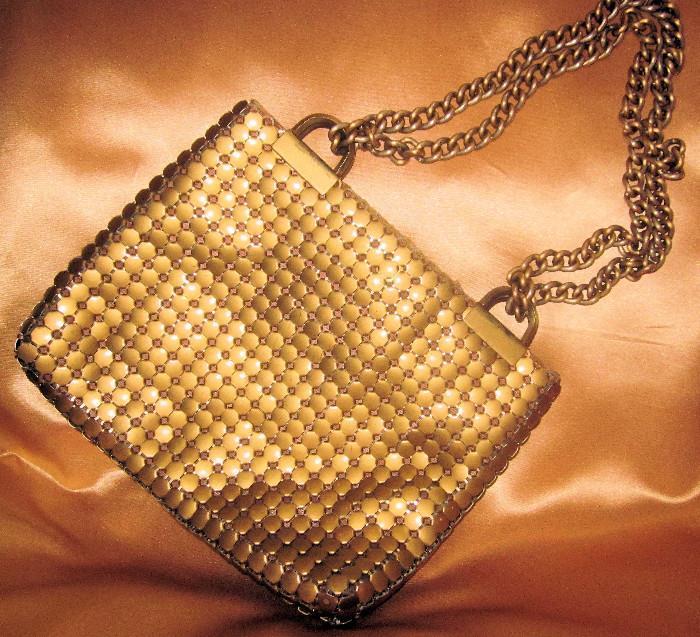 Whiting and Davis mesh evening bag.
