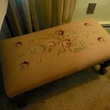 needlepoint bench